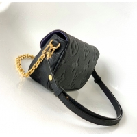 【Louis Vuitton】ルイヴィトン スーパーコピー ウォレット オン チェーン・アイビー ブラック（M82154）