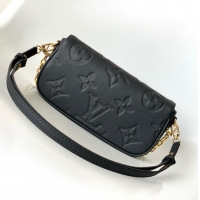 【Louis Vuitton】ルイヴィトン スーパーコピー ウォレット オン チェーン・アイビー ブラック（M82154）