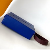 【Louis Vuitton】ルイヴィトン スーパーコピー ショッパー・クラッチ ブルー（M14028）
