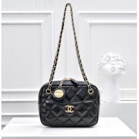 【CHANEL 】シャネル スーパーコピー 2024/25年秋冬 コレクション ミニ カメラ バッグ ブラック（AS5190 B18306 94305）