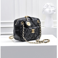 【CHANEL 】シャネル スーパーコピー 2024/25年秋冬 コレクション ミニ カメラ バッグ ブラック（AS5190 B18306 94305）