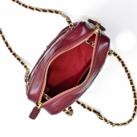 【CHANEL 】シャネル スーパーコピー 2024/25年秋冬 コレクション ミニ カメラ バッグ バーガンディー（AS5190 B18306 NZV44）