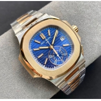 【PATEK PHILIPPE】パテックフィリップ スーパーコピー ノーチラス クロノグラフ 5980/1AR-001 ブルー 44MM【3K工場出品】