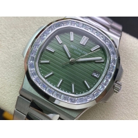 【PATEK PHILIPPE】パテックフィリップ スーパーコピー ノーチラス 5711/1300A-001 グリーン ジェム・セッティング【3K工場出品】