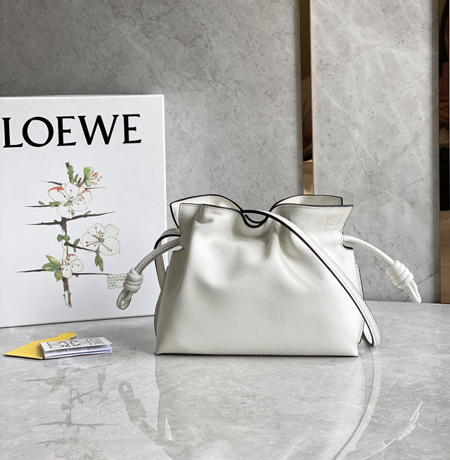 【LOEWE】ロエベ スーパーコピー フラメンコクラッチ ミニ（ナパカーフ）シーソルト A411FC2X73