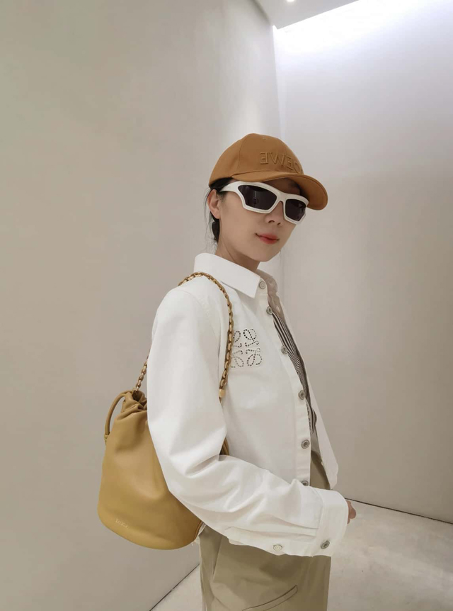 【LOEWE】ロエベ スーパーコピー フラメンコパース バケットバッグ（メローナパラム）サハラ A411FPBX02