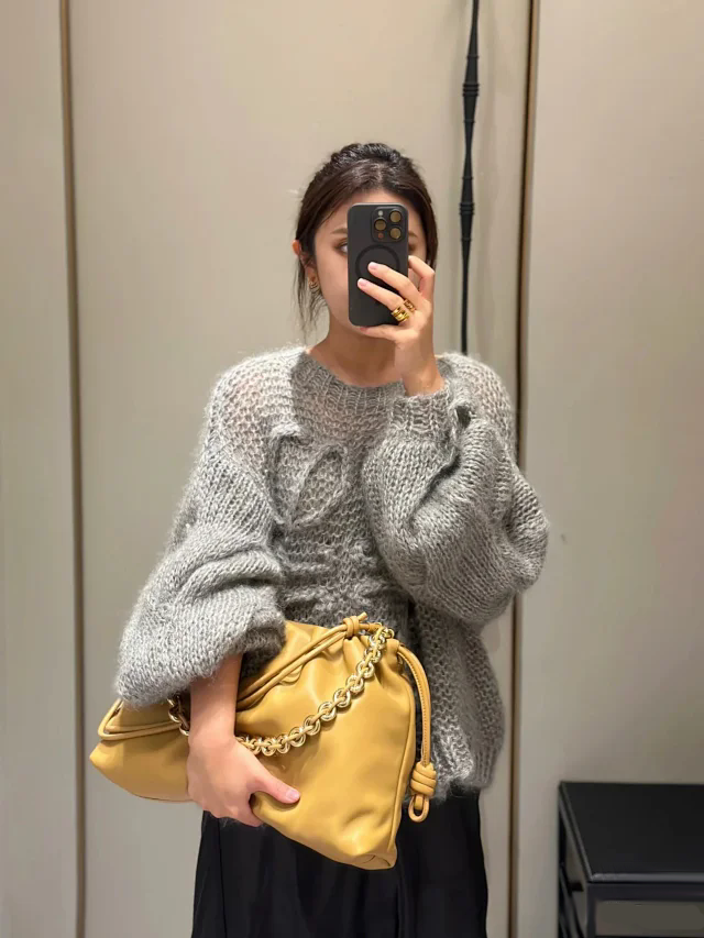 【LOEWE】ロエベ スーパーコピー フラメンコパース ラージ（メローナパラム） サハラ A411FPDX01