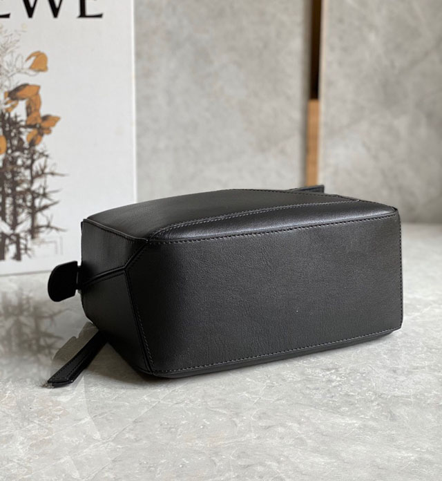 【LOEWE】ロエベ スーパーコピー パズルバッグ スモール（ソフトグレインカーフ）ブラック（LOEWE 001）