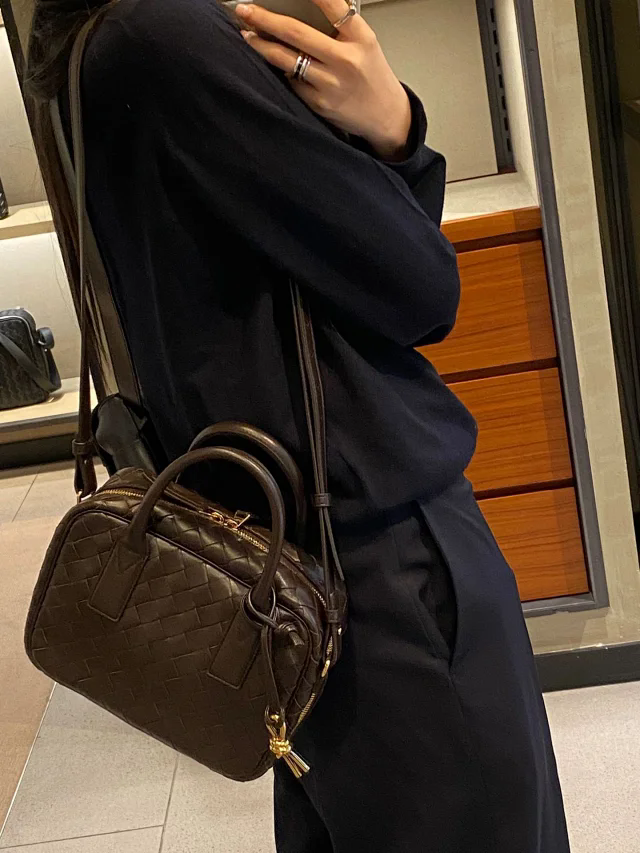 【BOTTEGA VENETA】ボッテガヴェネタ スーパーコピー Small Getaway レディースバッグ トートバッグ ショルダーバッグ（776736VCPP12190）