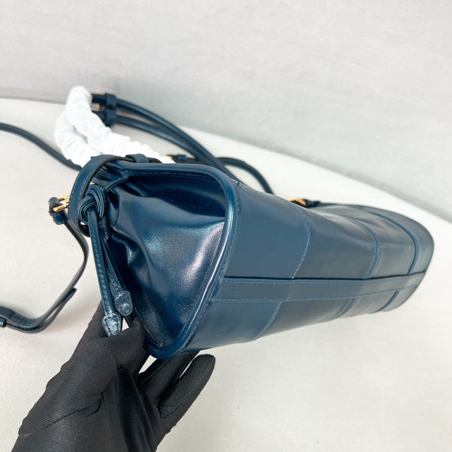 【PRADA】プラダ スーパーコピー ミディアム レザー ハンドバッグ  ダークブルー（1BA426_2CYR_F03W6_V_MOO）