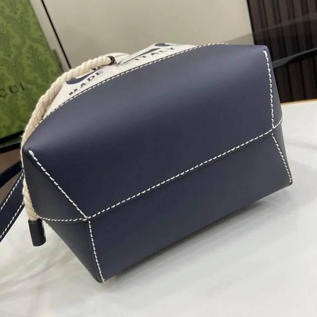 【GUCCI】グッチ スーパーコピー プリント ミニ ショルダーバッグ ベージュ/ブルー（777166 FACV3 8455）