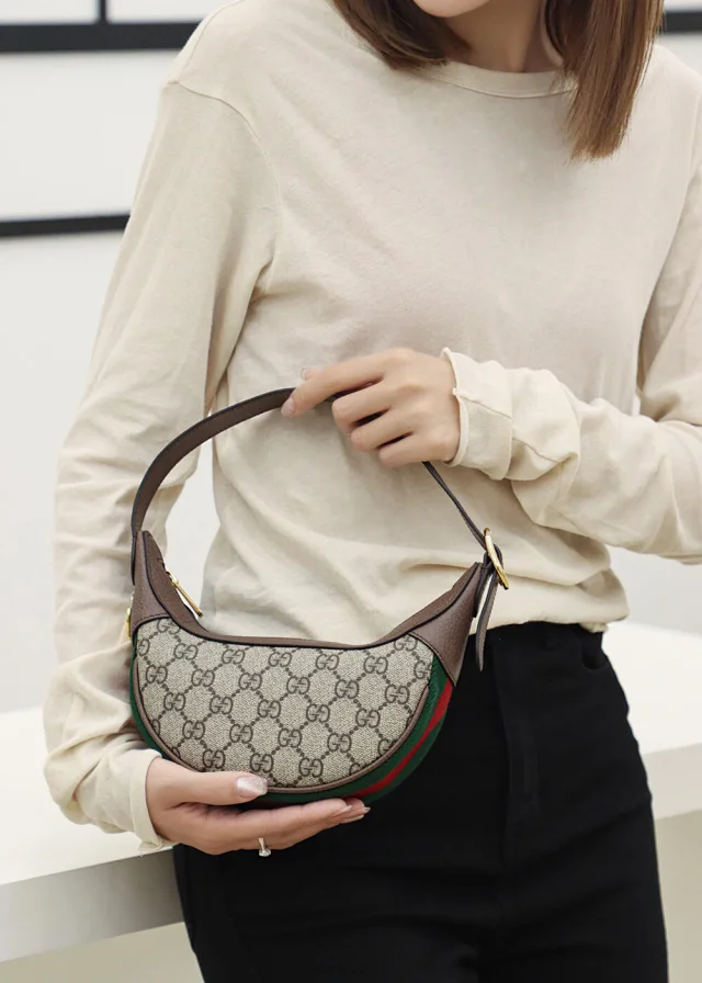 【GUCCI】グッチ スーパーコピー〔オフィディア 〕GG ロゴ ミニバッグ ブラウン（658551 96IWG 8745）