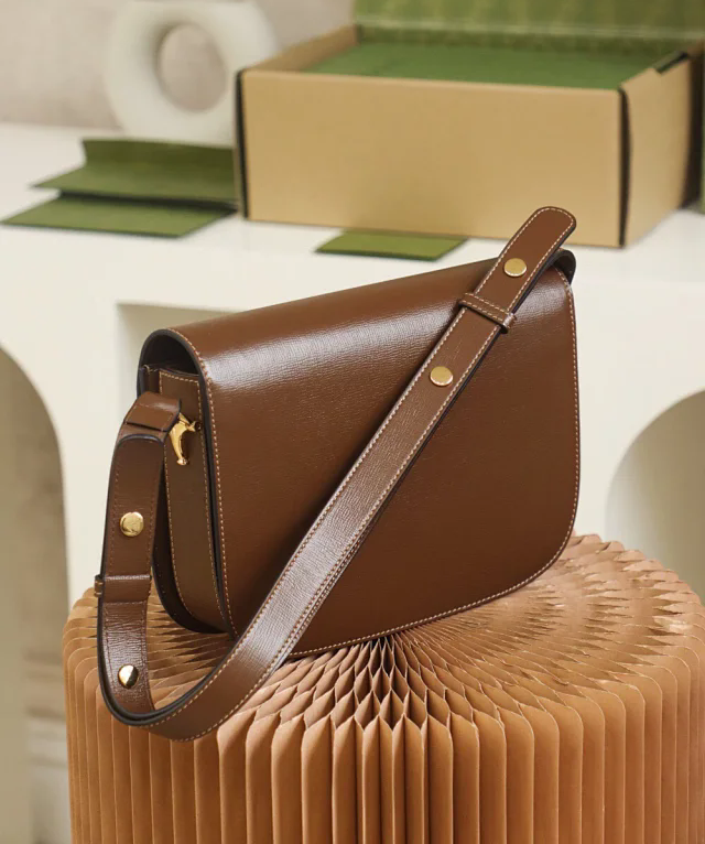 【GUCCI】グッチ スーパーコピー〔グッチ ホースビット 1955〕スモール ショルダーバッグ ブラウン（602204 1DB0G 2361）