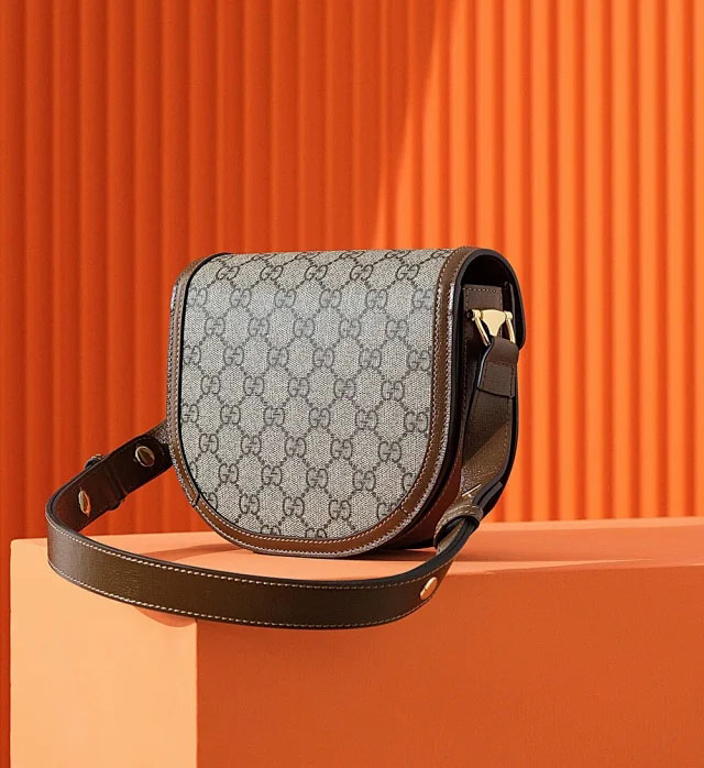 【GUCCI】グッチ スーパーコピー〔グッチ ホースビット 1955〕ミニ ラウンドバッグ（760191 92TCG 8563）