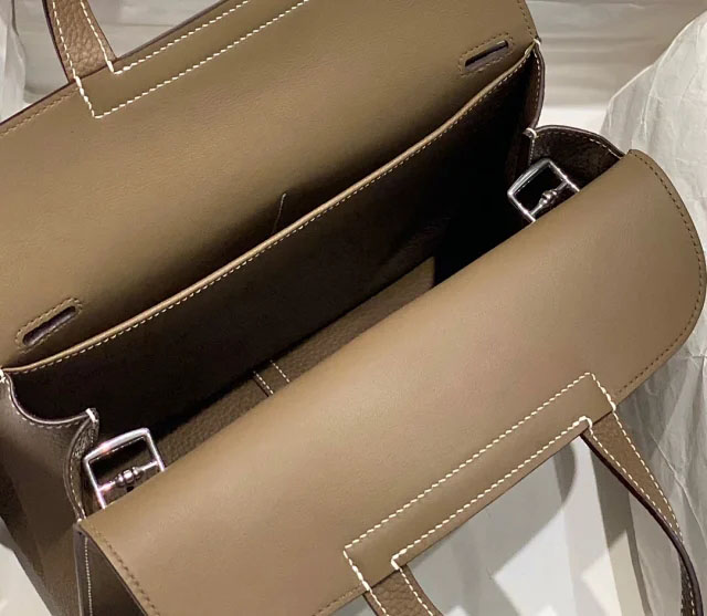 【HERMES】エルメス スーパーコピー アルザン 25 ショルダーバッグ エトゥープ（H082027CC18）