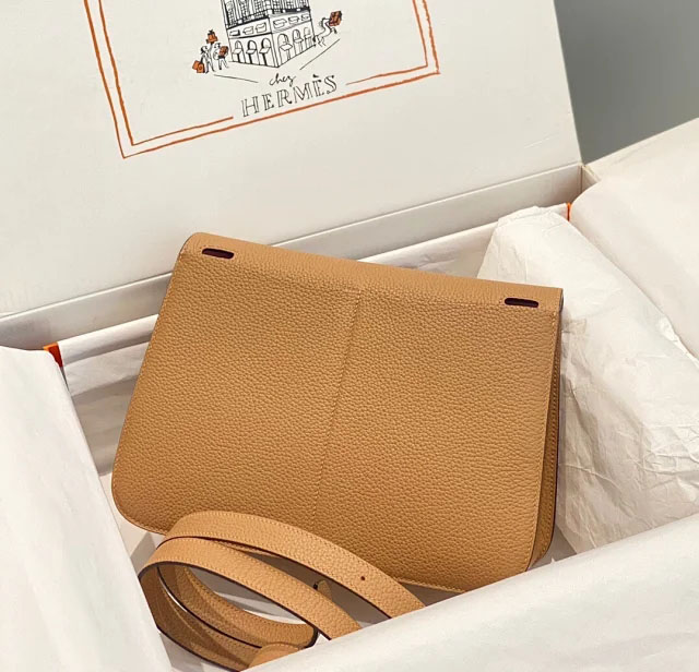 【HERMES】エルメス スーパーコピー アルザン 25 ショルダーバッグ ブラウンピンク（H082131CC）