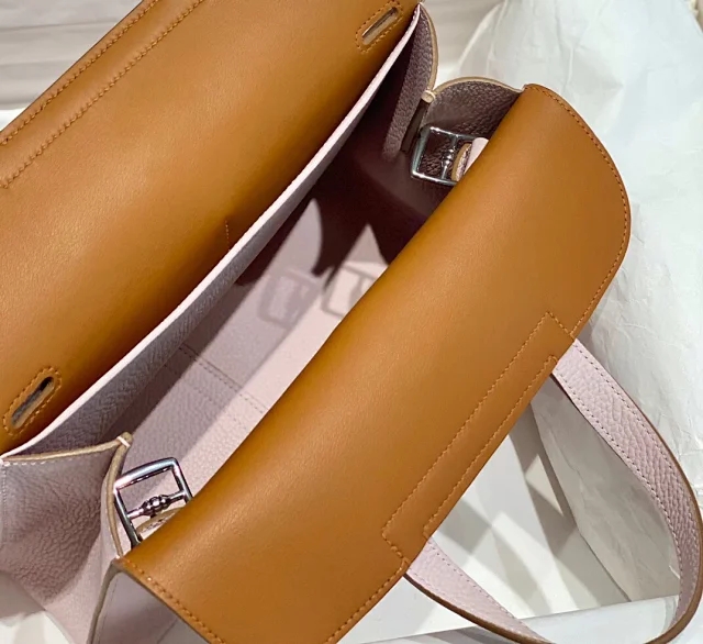 【HERMES】エルメス スーパーコピー アルザン 25 ショルダーバッグ ライトブラウン（H082131CC）