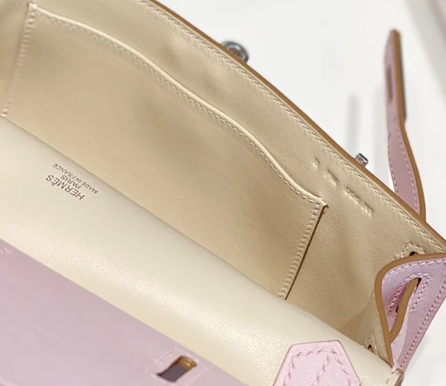 【HERMES】エルメス スーパーコピー ジプシエール ミニ ショルダーバッグ ライトピンク（H084047CC）