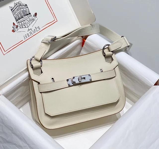 【HERMES】エルメス スーパーコピー ジプシエール ミニ ショルダーバッグ ホワイト（H083982CCBO）