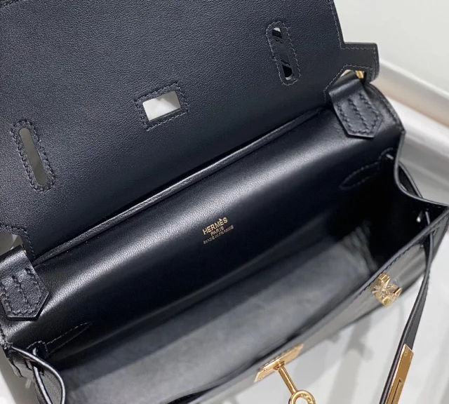 【HERMES】エルメス スーパーコピー ジプシエール ミニ ショルダーバッグ ブラック（H084049CCAA）