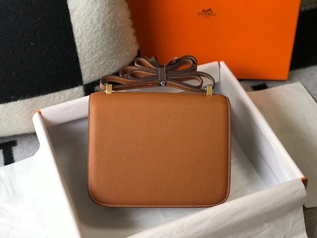【HERMES】エルメス スーパーコピー コンスタンスミニ 18 ショルダーバッグ ブラウン（H083905CD89）