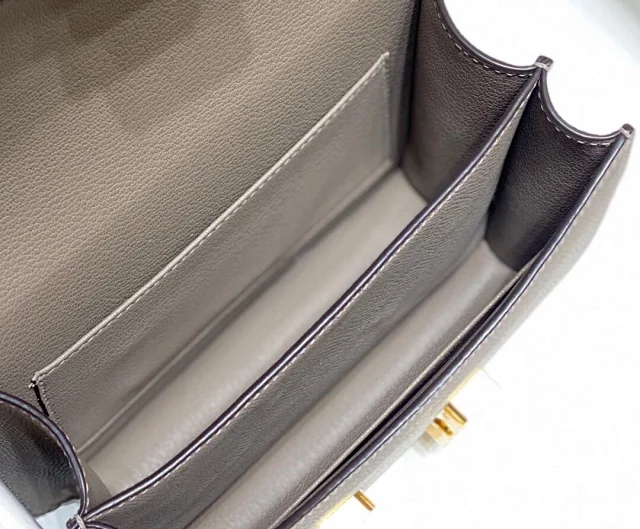 【HERMES】エルメス スーパーコピー コンスタンスミニ 18 ショルダーバッグ グレー（H083905CD89）