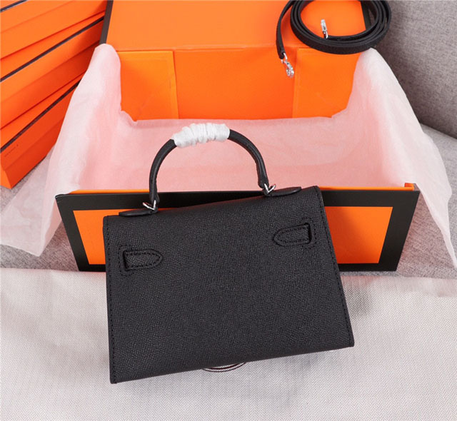 【HERMES】エルメス スーパーコピー ミニケリー２ ショルダーバッグ ノワール（HERMES 001）