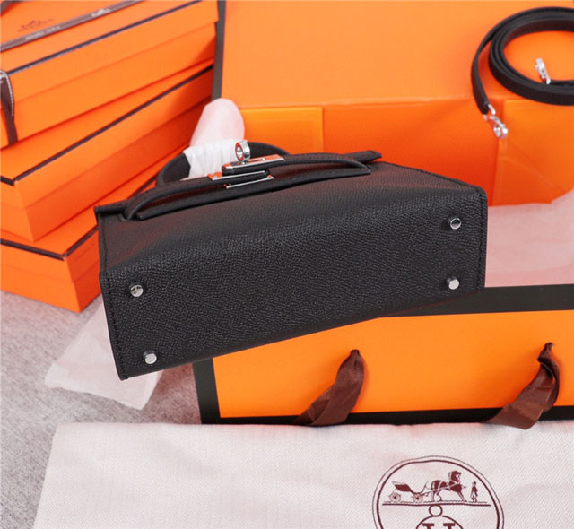 【HERMES】エルメス スーパーコピー ミニケリー２ ショルダーバッグ ノワール（HERMES 001）
