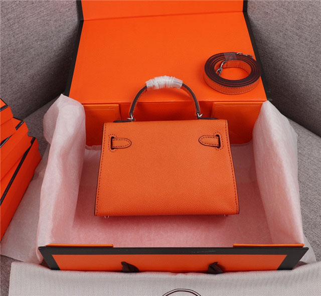 【HERMES】エルメス スーパーコピー ミニケリー２ ショルダーバッグ オレンジ（HERMES 007）