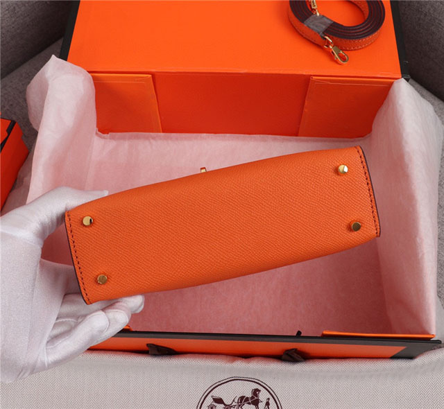 【HERMES】エルメス スーパーコピー ミニケリー２ ショルダーバッグ オレンジ（HERMES 008）
