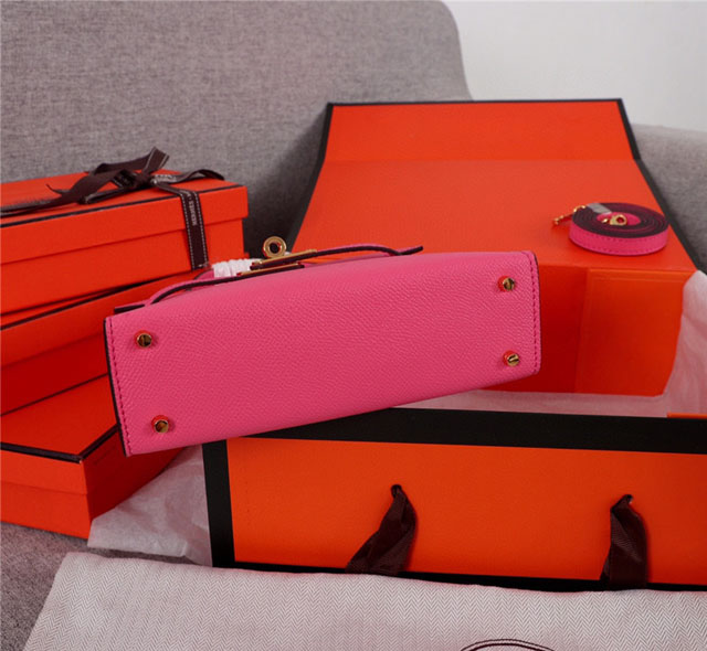 【HERMES】エルメス スーパーコピー ミニケリー２ ショルダーバッグ フューシャピンク（HERMES 002）