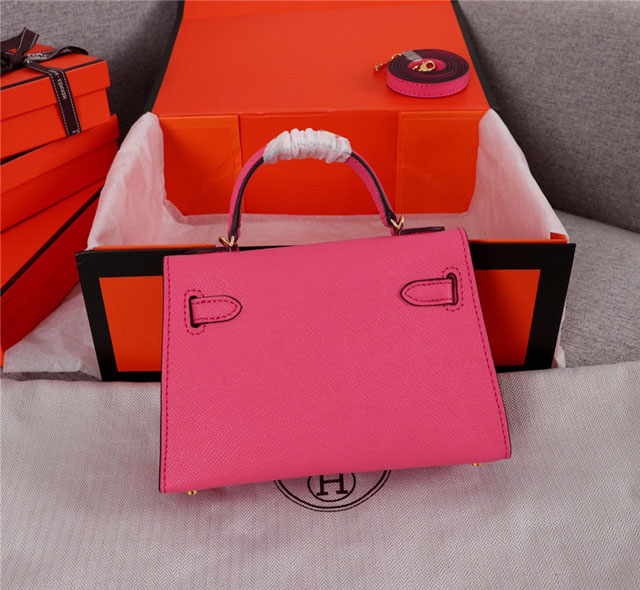 【HERMES】エルメス スーパーコピー ミニケリー２ ショルダーバッグ フューシャピンク（HERMES 002）
