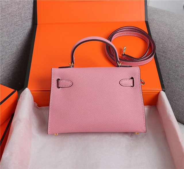 【HERMES】エルメス スーパーコピー ミニケリー２ ショルダーバッグ ローズサクラ（HERMES 005）