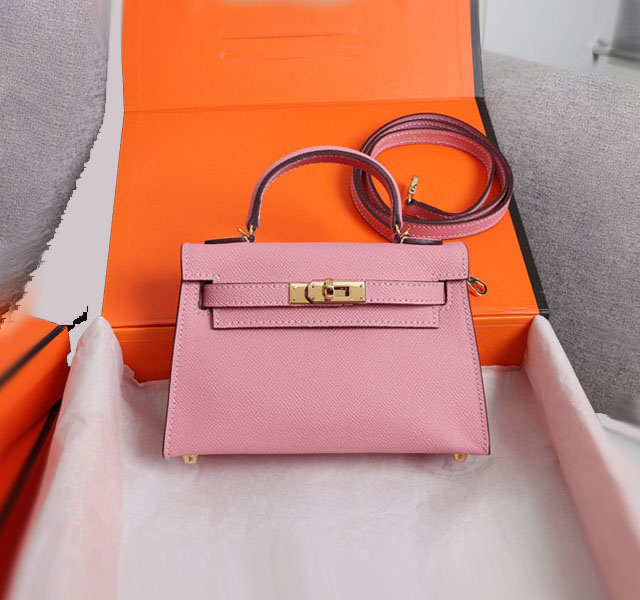 【HERMES】エルメス スーパーコピー ミニケリー２ ショルダーバッグ ローズサクラ（HERMES 005）