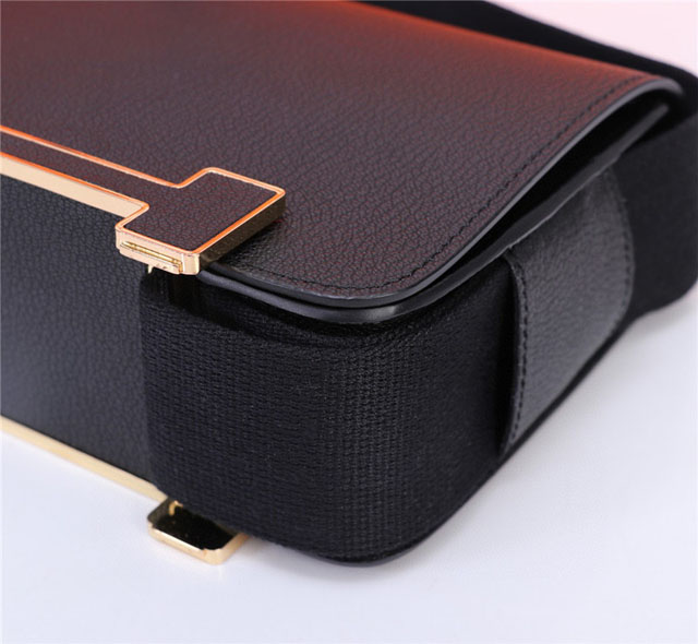 【HERMES】エルメス スーパーコピー ゲタ ショルダーバッグ ブラック（H083052CKAD）
