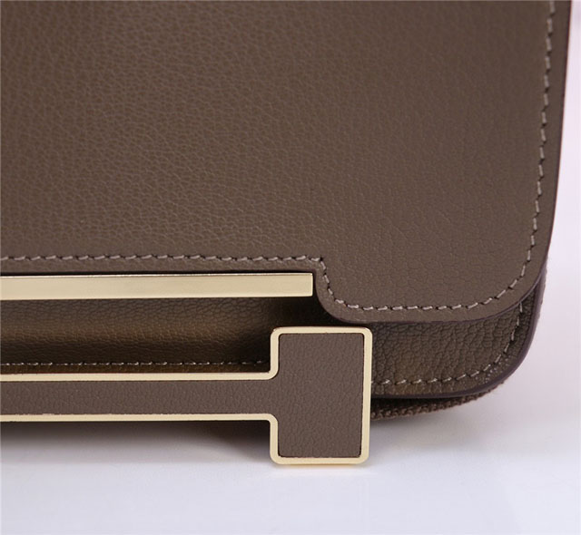 【HERMES】エルメス スーパーコピー ゲタ ショルダーバッグ エトゥープ（H083052CKAE）