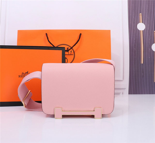 【HERMES】エルメス スーパーコピー ゲタ ショルダーバッグ チェリーブロッサムピンク（H083052CKBJ）