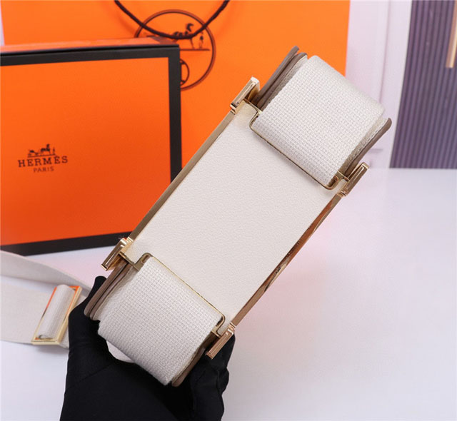【HERMES】エルメス スーパーコピー ゲタ ショルダーバッグ クリーム（H083052CKAT）