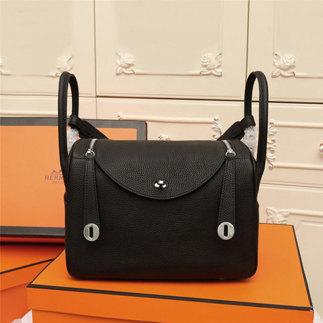 【HERMES】エルメス スーパーコピー リンディ 26 ハンドバッグ ノワール（H073428CC89）