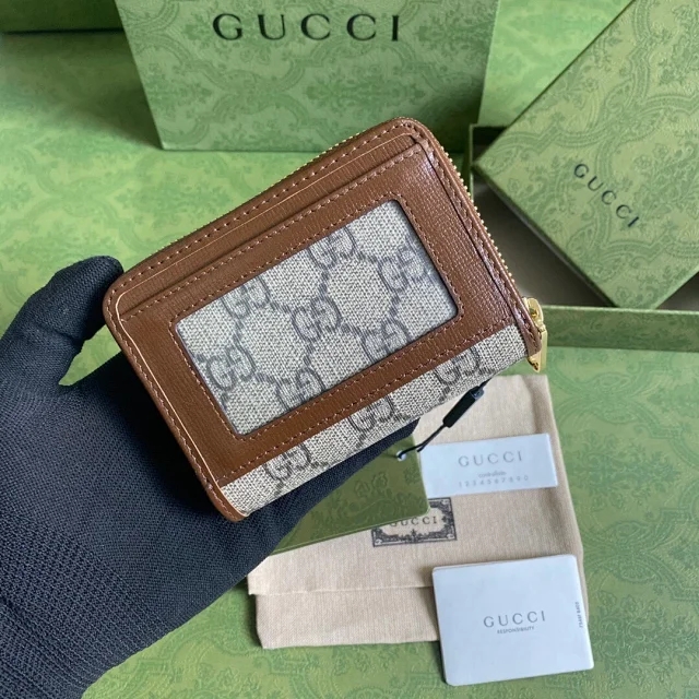 【GUCCI】グッチ〔グッチ ホースビット 1955〕カードケース ブラウン（658549 92TCG 8563）