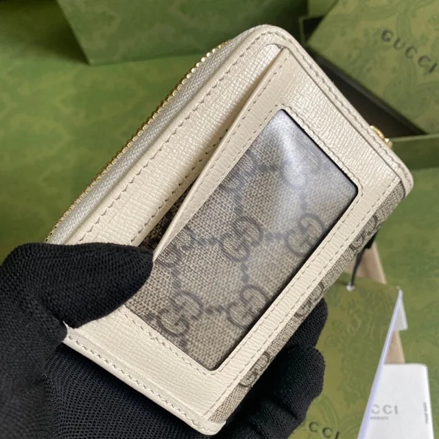 【GUCCI】グッチ〔グッチ ホースビット 1955〕カードケース ホワイト（658549 92TCG 9761）