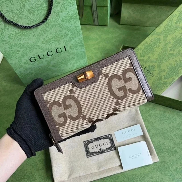 【GUCCI】グッチ ダイアナ ジャンボGG ウォレット（658634 UKMBT 2572）