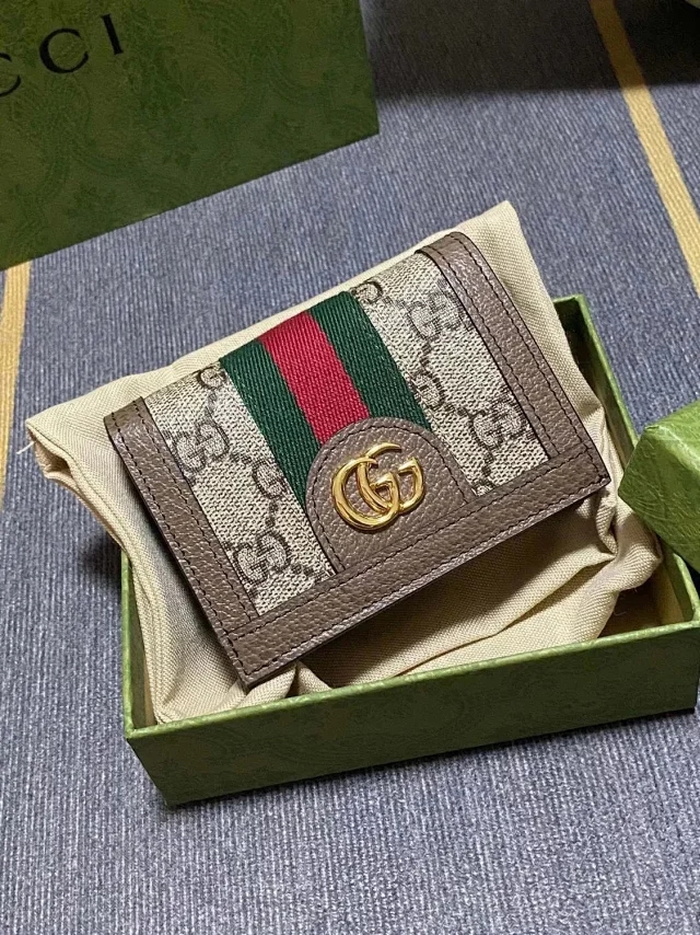 【GUCCI】グッチ 〔オフィディア〕GG カードケース(コイン＆紙幣入れ付き)（523155 96IWG 8745）