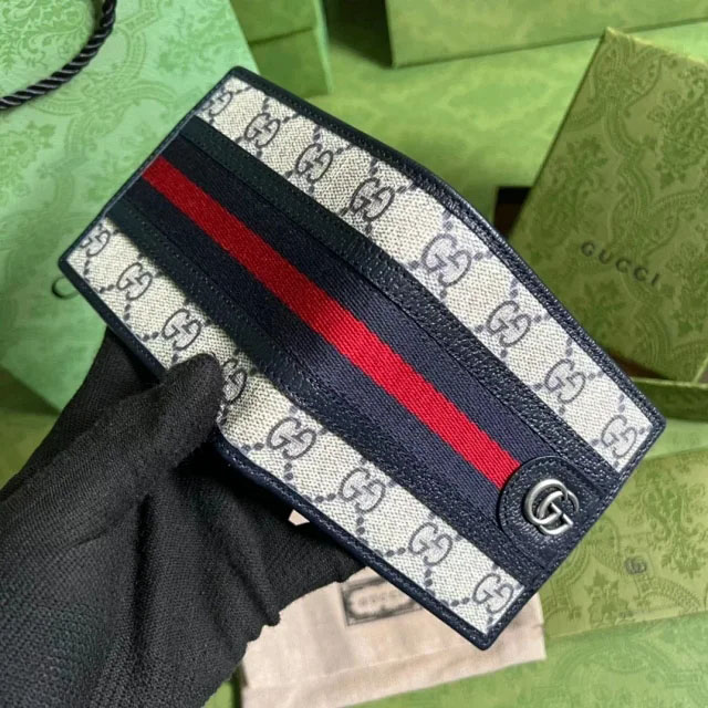 【GUCCI】グッチ オフィディア GG ウォレット ブルー（597606 96IWN 4076）