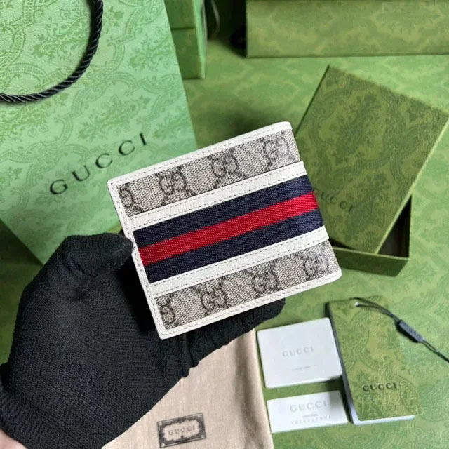 【GUCCI】グッチ オフィディア GG ウォレット ホワイト（597606 96IWT 9794）