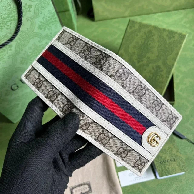 【GUCCI】グッチ オフィディア GG ウォレット ホワイト（597606 96IWT 9794）