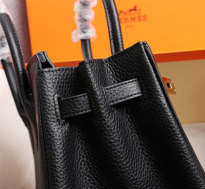 【HERMES】エルメス バッグコレクション《バーキン》35 ハンドバッグ ブラック/ゴールド金具（HERMES 004）