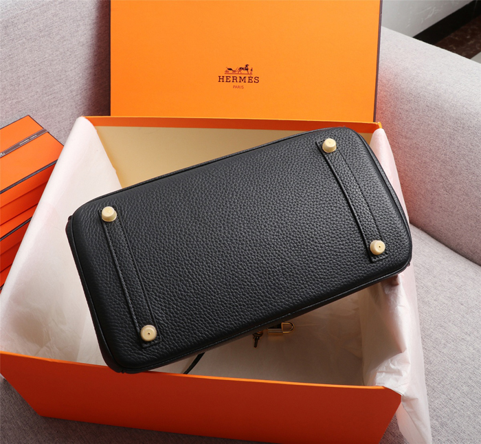 【HERMES】エルメス バッグコレクション《バーキン》35 ハンドバッグ ブラック/ゴールド金具（HERMES 004）