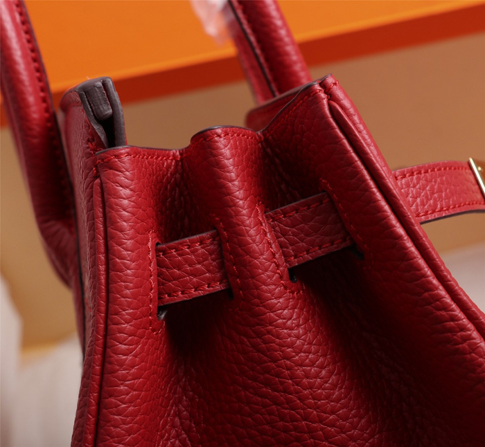 【HERMES】エルメス バッグコレクション《バーキン》35 ハンドバッグ レッド/ゴールド金具（HERMES 006）