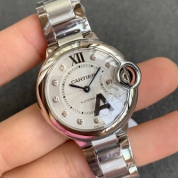  V6工場 カルティエ スーパーコピー バロン ブルー ドゥ カルティエ ウォッチ 33MM（WE902074）